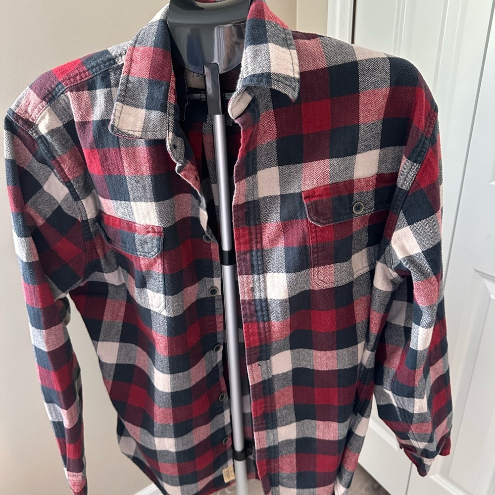 Jachs Red and Black Checkered Shirt